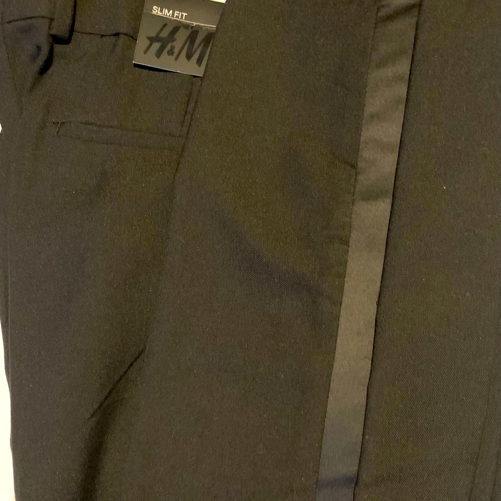 H&M Slim Fit Tuxedo Pants 34R